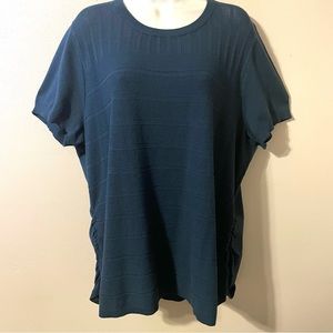 GUC Lane Bryant Dark Teal Color Blouse Sz. 14/16